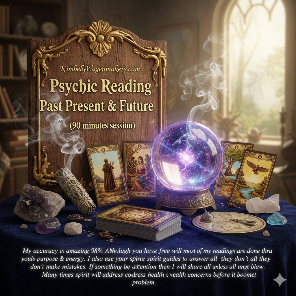 Psychic Reading Past Present & Future (for 90 minutes)